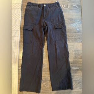 Zara Navy Cargo Pant